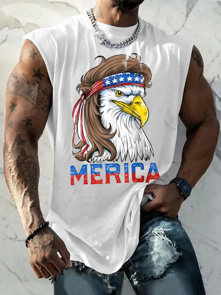 Unique Eagle Graphic Tank Top