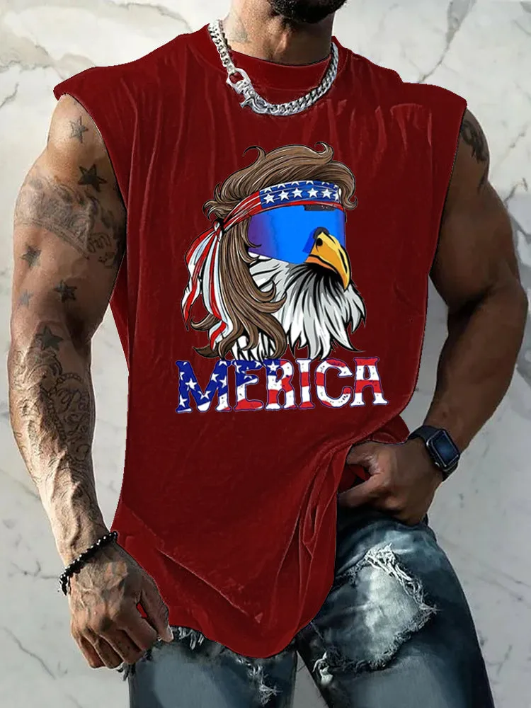 Unique Eagle Graphic Tank Top