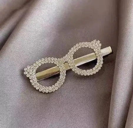 Unique Glasses Shape Hair Clips