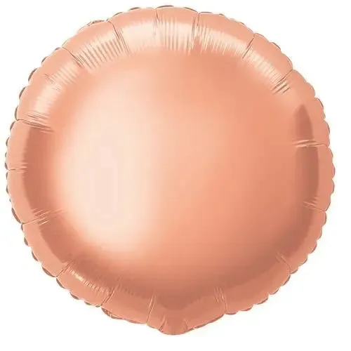 Unique Rose Gold Round Foil Balloon