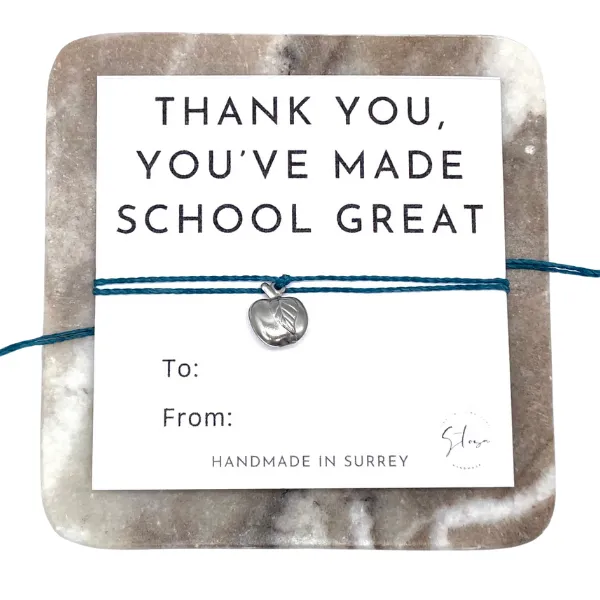 Unique Teacher Gift Bracelet