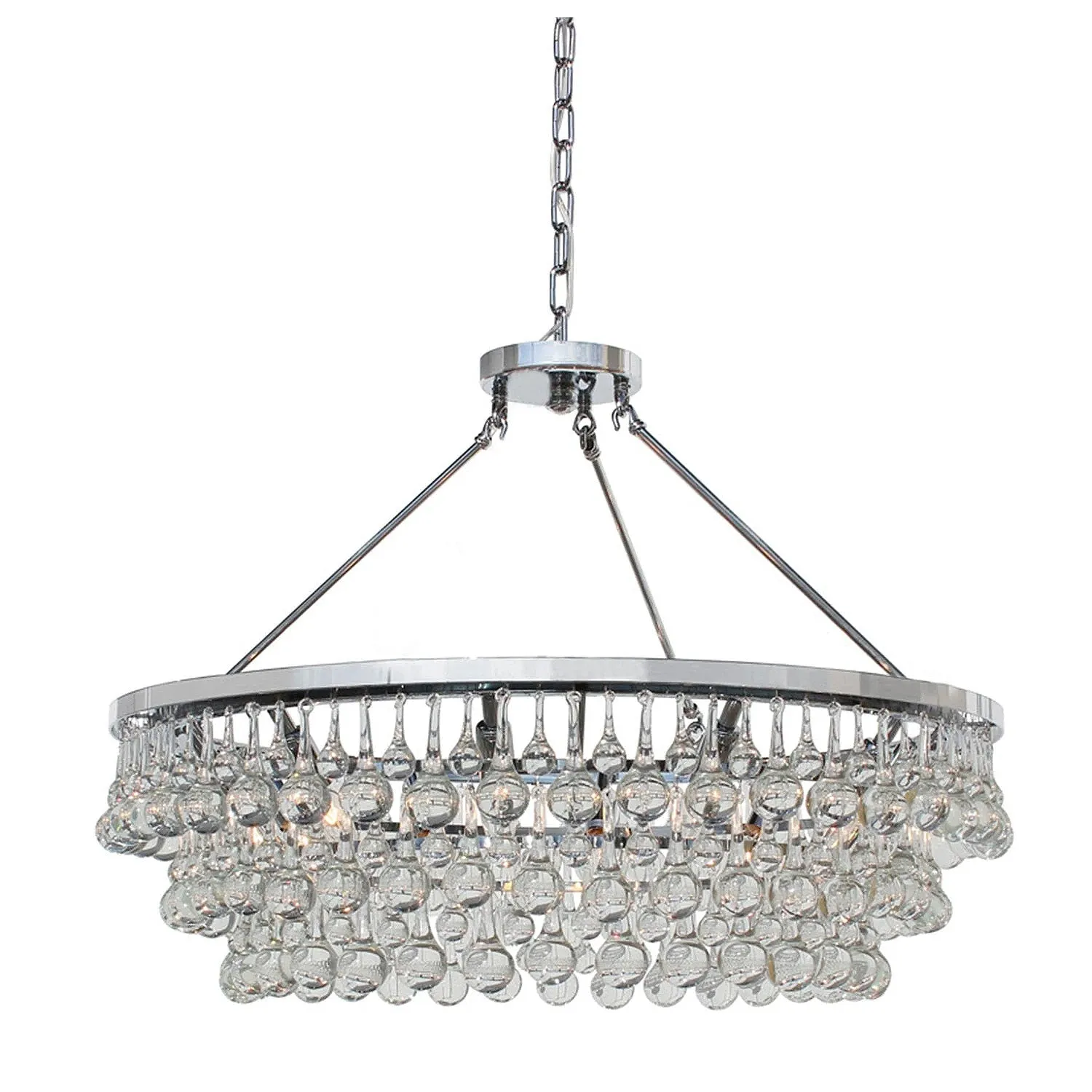 Unique Tiered Crystal Chandelier