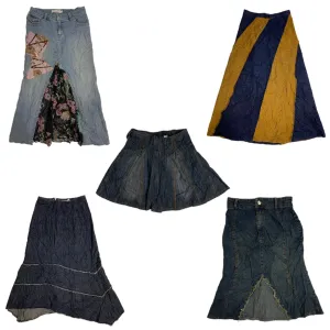 Unique y2k Denim Skirts (SS-092)