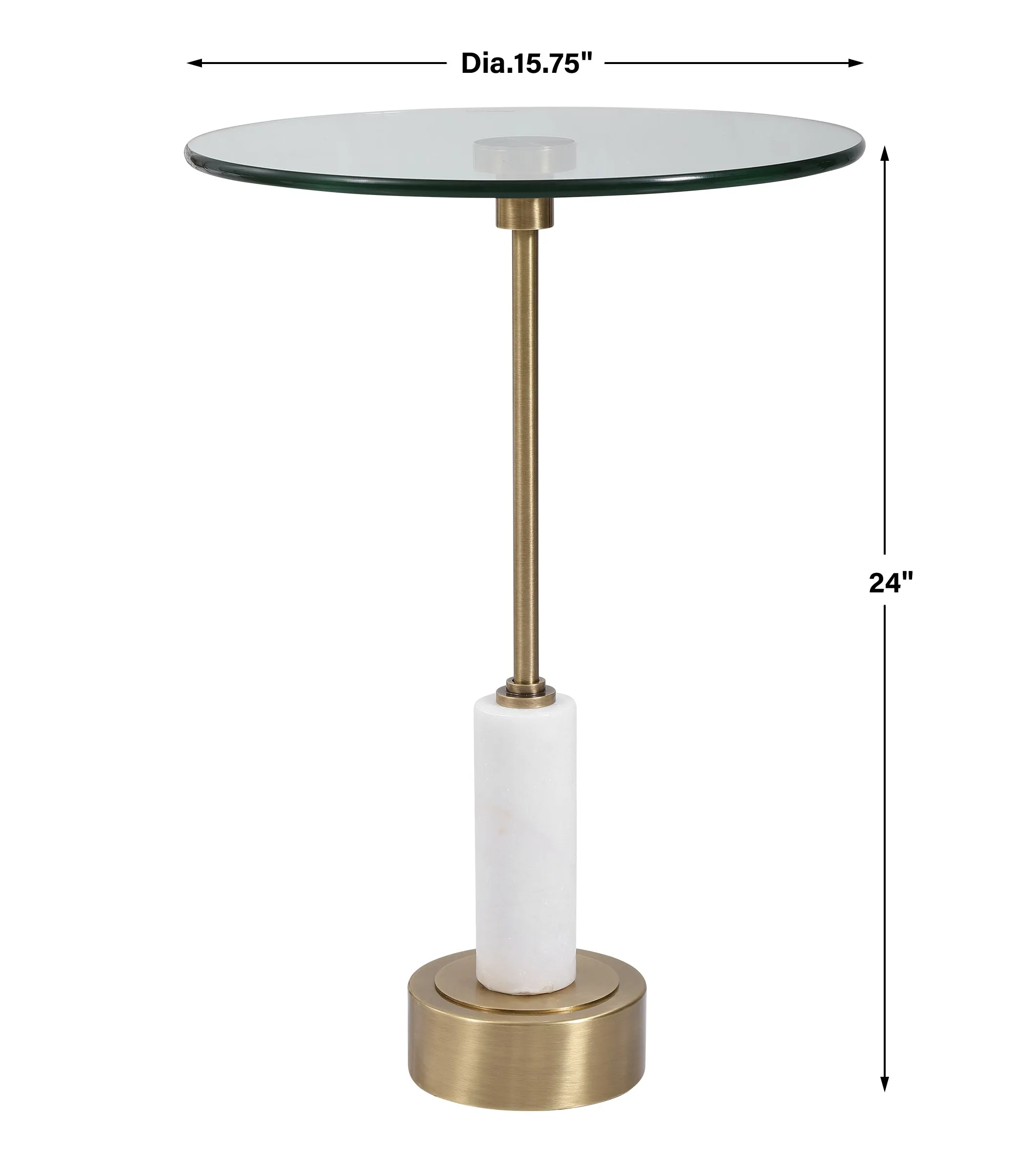 Uttermost Portsmouth Round Accent Table