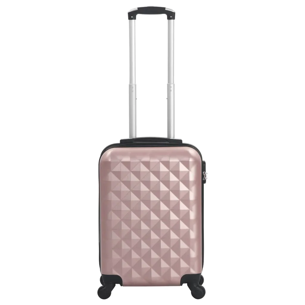 vidaXL Hardcase Trolley Rose Gold ABS