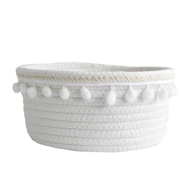 White Waterproof Storage Basket