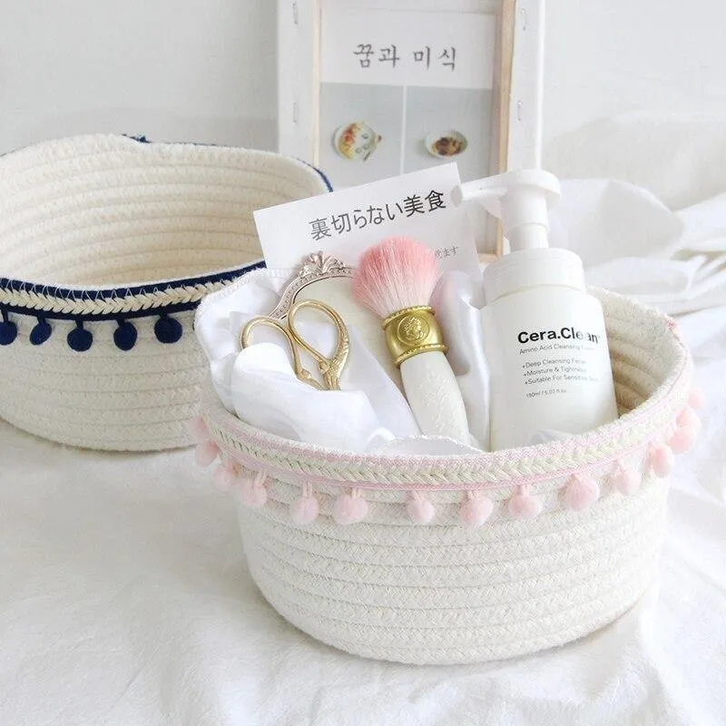 White Waterproof Storage Basket