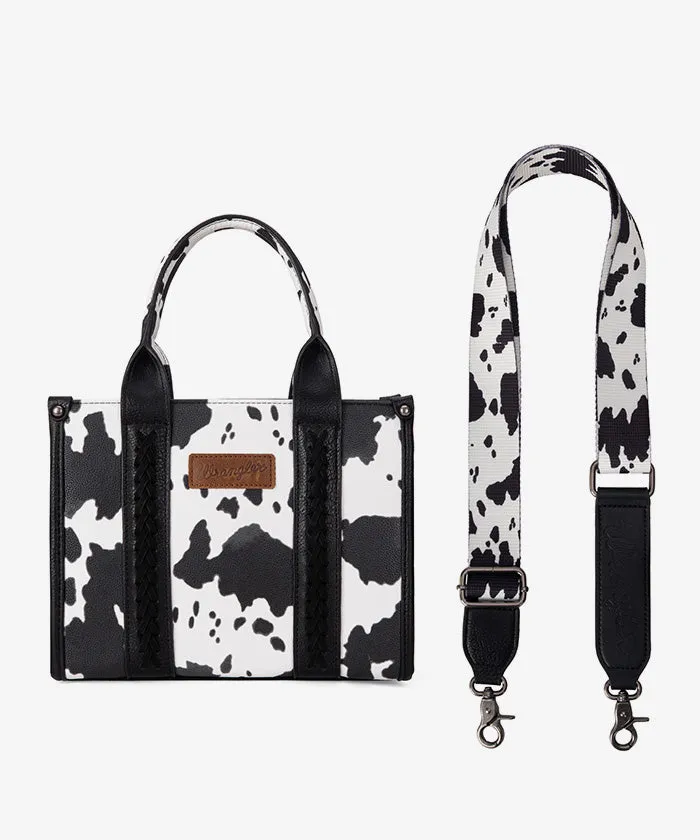 Wrangler Cow Print Concealed Tote Bag Set