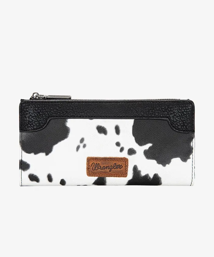 Wrangler Cow Print Concealed Tote Bag Set