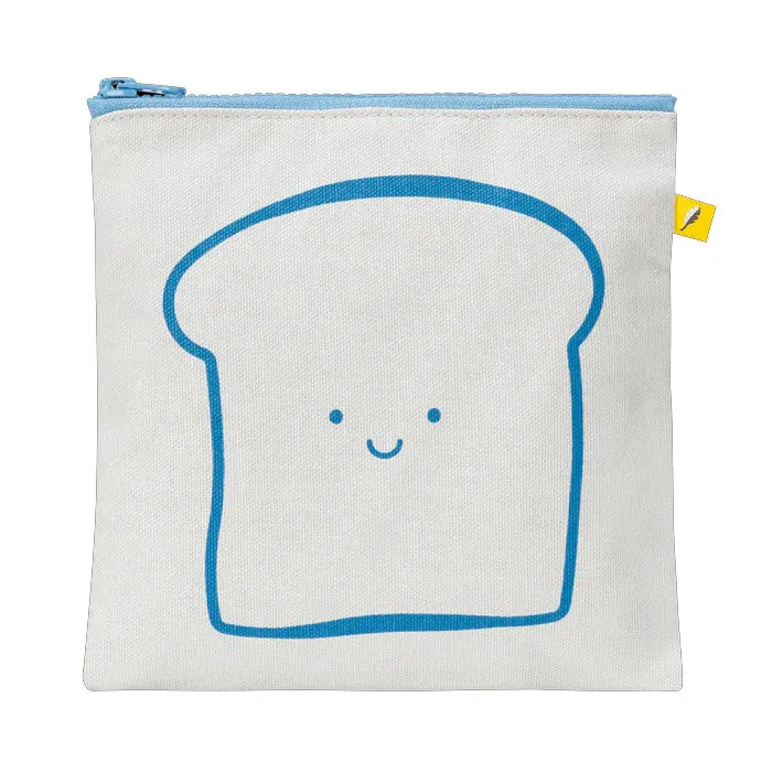 Zip sandwich sack - bread blue